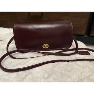 Coach Vintage Dinky Crossbody in Burgundy – Restored to Brilliance